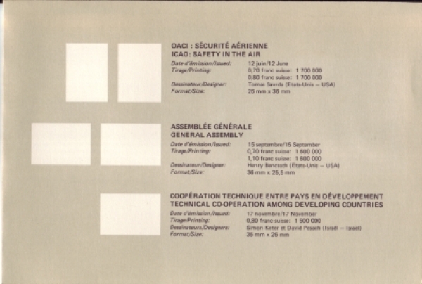 UNO Genf 0072 / 0080 ** - Jahreszusammenstellung 1978